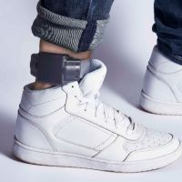 Alcohol monitor worn on an ankle